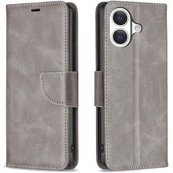 Mobigear Excellent iPhone 17 Étui Portefeuille - Gris