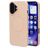 Mobiparts Slim Line iPhone 16 MagSafe Plastique rigide Coque arrière - Dune Sand