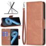 Mobigear Excellent Housse OPPO A96 Etui Porte-Monnaie - Marron