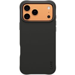 CARE by PanzerGlass Fashionable Coque iPhone 17 Pro Max MagSafe Coque arrière en Silicone - Noir