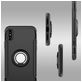 Mobigear Armor Ring Coque iPhone XS Coque arrière Rigide Anti-Chocs avec Anneau-Support - Rose doré