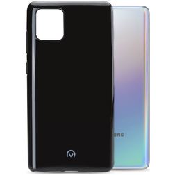 Mobilize Gelly Coque Samsung Galaxy Note 10 Lite Coque arrière en TPU Souple - Noir