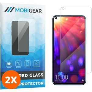 Mobigear HONOR View 20 Verre trempé Protection d'écran - Compatible Coque (Lot de 2)