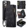 Caseme 008 Housse iPhone 16 Pro Max Etui avec Coque Détachable Porte-Monnaie - Noir