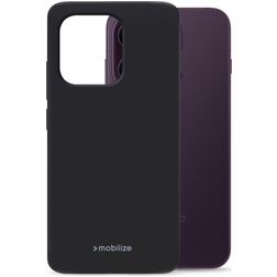 Mobilize Rubber Gelly OPPO Reno 16 FS TPU souple Coque arrière - Noir