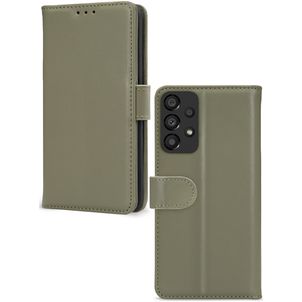 Mobilize Premium Gelly Wallet Housse Samsung Galaxy A33 Etui Porte-Monnaie - Vert