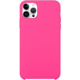 Mobigear Rubber Touch Coque iPhone 15 Pro Max Coque arrière en Silicone - Magenta Mobigear Rubber Touch Coque iPhone 15 Pro Max Coque arrière en Silicone - Magenta