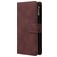 Mobigear Zipper Housse Samsung Galaxy A51 Etui Porte-Monnaie - Marron