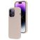 Mobiparts Coque iPhone 14 Pro Coque arrière en Silicone - Soft Salmon