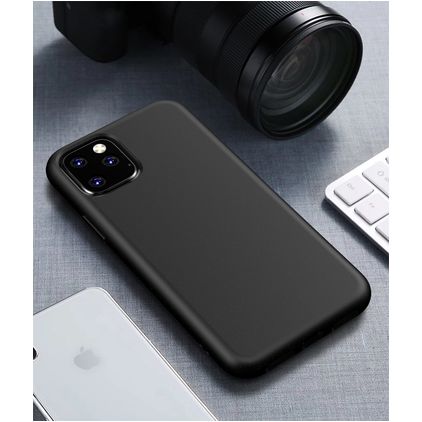 Mobigear Bio Coque iPhone 11 Pro Max Coque arrière en Eco-Friendly - Noir
