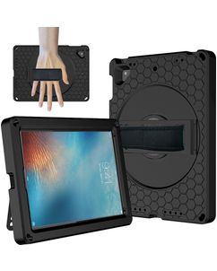Mobigear Ruggedized Coque iPad Air 2 (2014) Coque arrière en EVA + Support Amovible - Noir