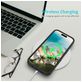 Mobigear Rubber Touch Coque iPhone 16 Coque arrière en Silicone - Noir