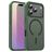 Mobigear Shockproof iPhone 17 Pro MagSafe Plastique rigide Coque arrière - Olive Green