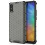 Mobigear Honeycomb Coque Xiaomi Redmi 9A Coque arrière Rigide Anti-Chocs - Gris