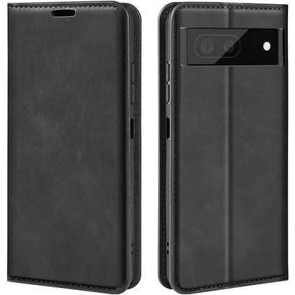 Mobigear Retro Slim Housse Google Pixel 7 Etui Porte-Monnaie - Noir
