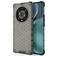 Mobigear Honeycomb Coque HONOR Magic 4 Pro Coque arrière Rigide Anti-Chocs - Noir