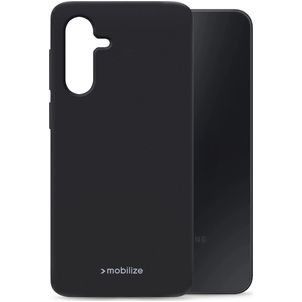 Mobilize Rubber Gelly Coque Samsung Galaxy A17 Coque arrière en TPU Souple - Noir