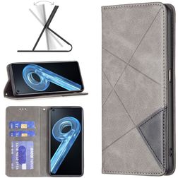Mobigear Rhombus Slim Housse OPPO A96 Etui - Gris