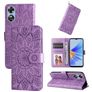 Mobigear Sunflower Housse OPPO A17 Etui Porte-Monnaie - Violet