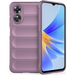 Mobigear Bumpy Coque OPPO A17 Coque arrière en TPU Souple - Violet