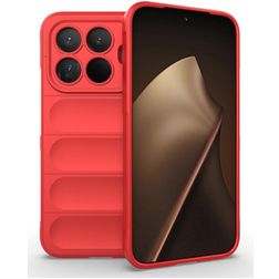 Mobigear Bumpy Coque Xiaomi 15T Pro Coque arrière en TPU Souple - Rouge