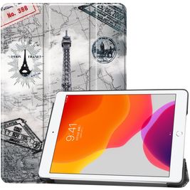 Mobigear Tri-Fold Coque iPad 9 (2021) Etui - tour Eiffel