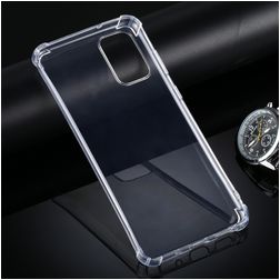 Mobigear Cushion Coque Transparente Samsung Galaxy S20 Plus Coque arrière en TPU Souple Anti-Chocs - Transparent