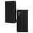 Mobilize Wallet Housse Samsung Galaxy A24 Etui en Cuir Véritable Porte-Monnaie - Noir