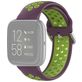 Mobigear Sport Plus Buckle Bracelet Silicone Fitbit Versa 2 Fermeture boucle ardillon - Vert / Violet