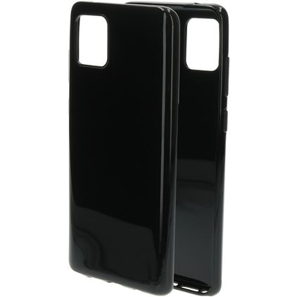 Mobiparts Classic Coque Samsung Galaxy Note 10 Lite Coque arrière en TPU Souple - Noir