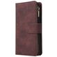 Mobigear Zipper Housse Samsung Galaxy A41 Etui Porte-Monnaie - Marron