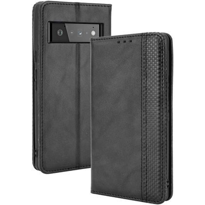 Mobigear Sensation Housse Google Pixel 6 Pro Etui Porte-Monnaie - Noir