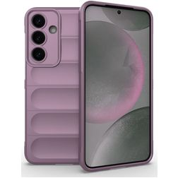 Mobigear Bumpy Coque Samsung Galaxy S25 Plus Coque arrière en TPU Souple - Violet
