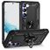 Mobigear Armor Ring Samsung Galaxy S23 Plastique rigide Coque arrière Antichoc avec bague de maintien - Noir