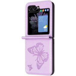 Mobigear Butterfly Coque Samsung Galaxy Z Flip 6 Coque arrière - Violet