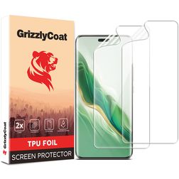 GrizzlyCoat HONOR Magic 6 Pro Hydrogel TPU Protection d'écran - Compatible Coque (Lot de 2)