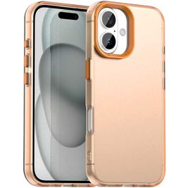 Mobigear Crystal Coque iPhone 17 Coque arrière Rigide - Orange