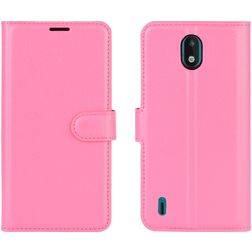 Mobigear Classic Housse Nokia 1.3 Etui Porte-Monnaie - Magenta