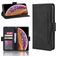 Mobigear Slide Wallet Housse iPhone 11 Etui Porte-Monnaie - Noir