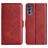 Mobigear Slim Magnet Housse Motorola Moto G62 Etui Porte-Monnaie - Rouge