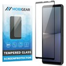 Mobigear Premium Sony Xperia 10 V Verre trempé Protection d'écran - Compatible Coque - Noir