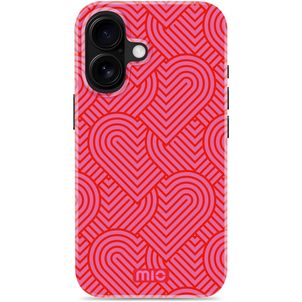 MIO Coque iPhone 16 MagSafe Coque arrière Rigide - Wild Hearts