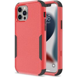 Mobigear Ultra Tough Coque iPhone 14 Pro Coque arrière Rigide Anti-Chocs - Rouge