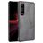 Mobigear Croco Sony Xperia 1 III Plastique rigide Coque arrière - Noir