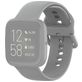 Mobigear Sport Buckle Bracelet Silicone Fitbit Versa Fermeture boucle ardillon - Gris