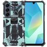 Mobigear Armor Stand Coque Samsung Galaxy A16 Coque arrière Rigide Anti-Chocs avec Support Amovible - Vert