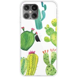 Mobigear Design iPhone 12 Pro Max TPU souple Coque arrière - Cactus