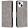 Mobigear Excellent Housse iPhone 15 Etui Porte-Monnaie - Gris
