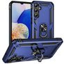 Mobigear Armor ring Coque Samsung Galaxy A16 Coque arrière Rigide Anti-Chocs avec Anneau-Support - Bleu