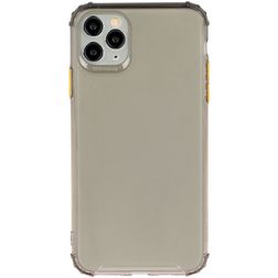 Mobigear Cushion Coque iPhone 12 Pro Max Coque arrière en TPU Souple Anti-Chocs - Gris
